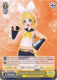 Kagamine Rin"Original" (PD/S22-E007 R), Hatsune Miku -Project DIVA- f — Weiß Schwarz card price