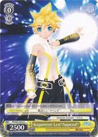 Kagamine Len"Append" (PD/S22-E016 C), Hatsune Miku -Project DIVA- f — Weiß Schwarz card price