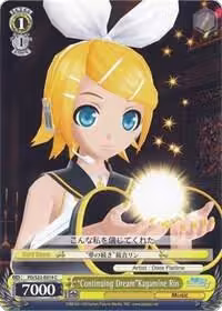 "Continuing Dream"Kagamine Rin (PD/S22-E019 C), Hatsune Miku -Project DIVA- f — Weiß Schwarz card price