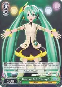 Hatsune Miku"Pansy" (PD/S22-E040 C), Hatsune Miku -Project DIVA- f — Weiß Schwarz card price