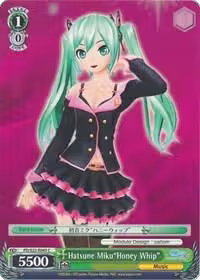 Hatsune Miku"Honey Whip" (PD/S22-E043 C), Hatsune Miku -Project DIVA- f — Weiß Schwarz card price