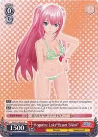 Megurine Luka"Resort Bikini" (PD/S22-E053 R), Hatsune Miku -Project DIVA- f — Weiß Schwarz card price