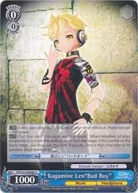 Kagamine Len"Bad Boy" (B) (PD/S22-E084b U), Hatsune Miku -Project DIVA- f — Weiß Schwarz card price
