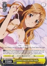 Asuna Lays on the Sofa (SAO/S20-E003 R), Sword Art Online — Weiß Schwarz card price