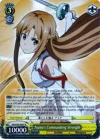 Asuna's Commanding Strength (SAO/S20-E007 R), Sword Art Online — Weiß Schwarz card price