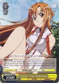 Asuna's True Expression (SAO/S20-E009 U), Sword Art Online — Weiß Schwarz card price