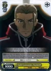 Guild Commander, Heathcliff (SAO/S20-E013 U), Sword Art Online — Weiß Schwarz card price