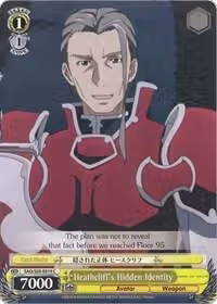 Heathcliff's Hidden Identity (SAO/S20-E019 C), Sword Art Online — Weiß Schwarz card price