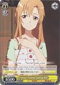 Asuna's Veteran Cooking Skill (SAO/S20-E020 C), Sword Art Online — Weiß Schwarz card price
