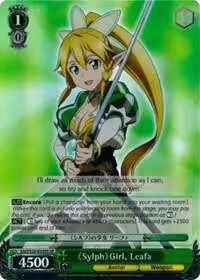 Sylph Girl, Leafa (SR) (SAO/S20-E030S SR), Sword Art Online — Weiß Schwarz card price