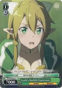 Leafa's Bashful Expression (SAO/S20-E035 U), Sword Art Online — Weiß Schwarz card price