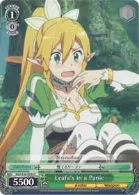 Leafa's in a Panic (SAO/S20-E039 C), Sword Art Online — Weiß Schwarz card price