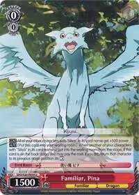 Familiar, Pina (SAO/S20-E054 U), Sword Art Online — Weiß Schwarz card price