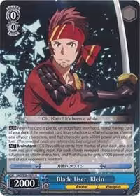 Blade User, Klein (SAO/S20-E078 R), Sword Art Online — Weiß Schwarz card price