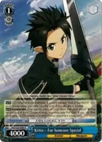 Kirito - For Someone Special (SAO/S20-E080 R), Sword Art Online — Weiß Schwarz card price