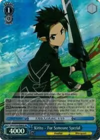 Kirito - For Someone Special (SR) (SAO/S20-E080S SR), Sword Art Online — Weiß Schwarz card price