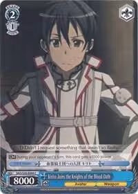 Kirito Joins the Knights of the Blood Oath (SAO/S20-E094 C), Sword Art Online — Weiß Schwarz card price