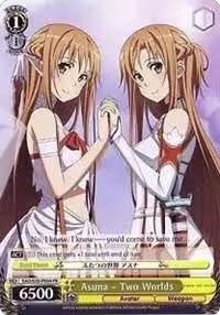 Asuna - Two Worlds (SAO/S20-PE04 PR), Sword Art Online — Weiß Schwarz card price