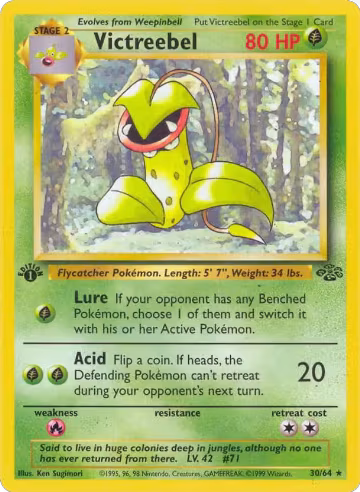 Victreebel (30) (30/64), Jungle — Pokémon card price