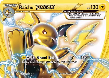 Raichu BREAK (50/162), XY - BREAKthrough — Pokémon card price