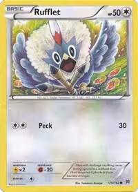 Rufflet (129/162), XY - BREAKthrough — Pokémon card price