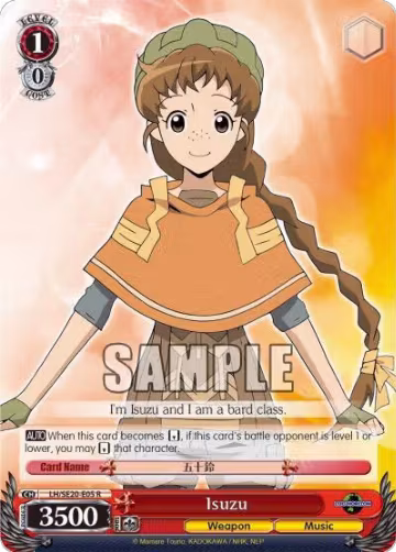 Isuzu (LH/SE20-E05 R), LOG HORIZON — Weiß Schwarz card price