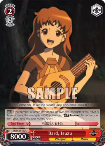 Bard, Isuzu (LH/SE20-E22 C), LOG HORIZON — Weiß Schwarz card price