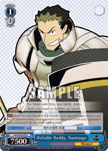 Reliable Buddy, Naotsugu (Alternate Foil) (LH/SE20-E33 R), LOG HORIZON — Weiß Schwarz card price