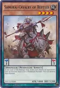 Samurai Cavalry of Reptier (DOCS-EN000), Dimension of Chaos — Yu-Gi-Oh! card price
