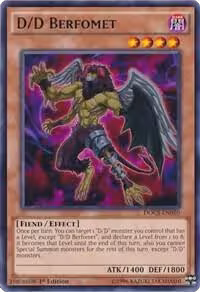 D/D Berfomet (DOCS-EN010), Dimension of Chaos — Yu-Gi-Oh! card price