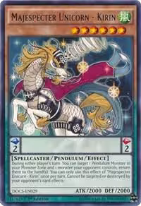 Majespecter Unicorn - Kirin (DOCS-EN029), Dimension of Chaos — Yu-Gi-Oh! card price