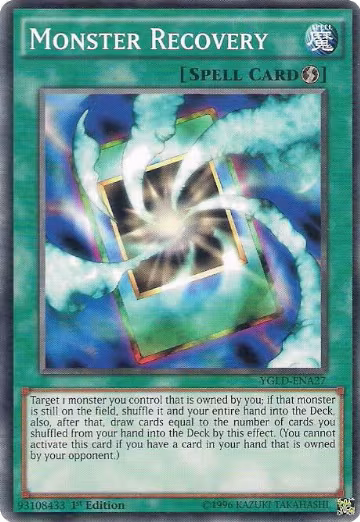 Monster Recovery (A) (YGLD-ENA27), King of Games: Yugi's Legendary Decks — Yu-Gi-Oh! card price
