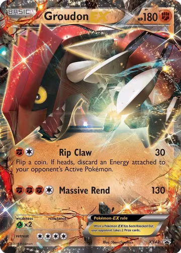 Groudon EX (XY42), XY Promos — Pokémon card price