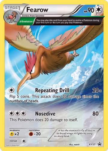 Fearow (XY57), XY Promos — Pokémon card price