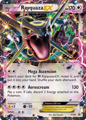 Rayquaza EX (Shiny) (XY69), XY Promos — Pokémon card price