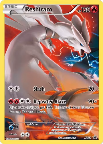 Reshiram (Full Art Promo) (XY74), XY Promos — Pokémon card price