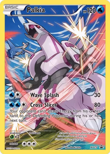 Palkia (Full Art Promo) (XY75), XY Promos — Pokémon card price