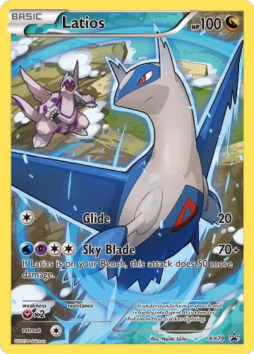 Latios (Full Art Promo) (XY79), XY Promos — Pokémon card price