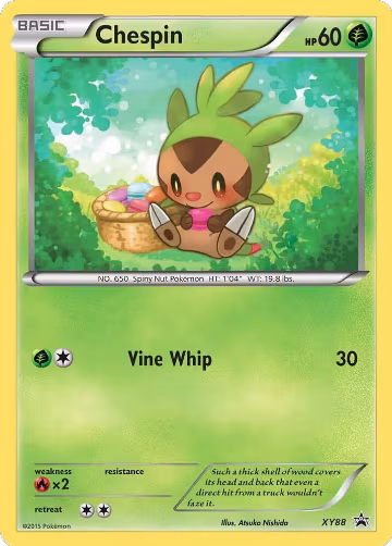 Chespin (Collector Chest) (XY88), XY Promos — Pokémon card price