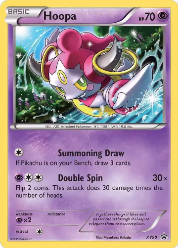 Hoopa (Collector Chest) (XY90), XY Promos — Pokémon card price