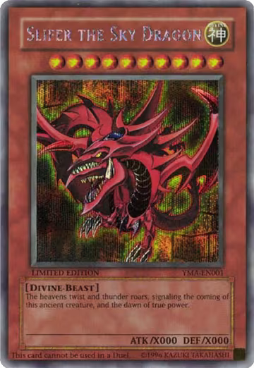 Slifer the Sky Dragon (YMA-EN001), Yu-Gi-Oh! The Movie Ani-Manga Promo — Yu-Gi-Oh! card price