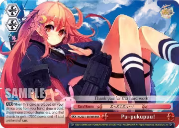 Pu-pukupuu! (RRR) (KC/S31-E076R RRR), KanColle, 2nd Fleet — Weiß Schwarz card price