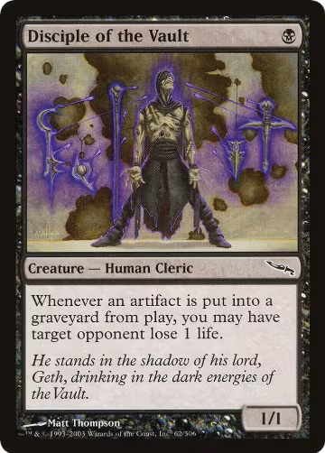Disciple of the Vault (62), Mirrodin — Magic card price
