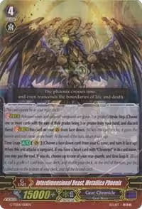 Interdimensional Beast, Metallica Phoenix (RRR Foil) (G-TD06/001EN), G-TD06: Rallying Call of the Interspectral Dragon — Vanguard card price