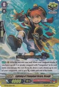 Lightning of Triumphant Return, Reseph (G-BT05/015EN), Moonlit Dragonfang — Vanguard card price