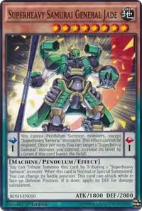 Superheavy Samurai General Jade (BOSH-EN010), Breakers of Shadow — Yu-Gi-Oh! card price