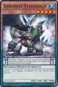 Dinomist Stegosaur (BOSH-EN024), Breakers of Shadow — Yu-Gi-Oh! card price