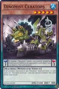 Dinomist Ceratops (BOSH-EN028), Breakers of Shadow — Yu-Gi-Oh! card price