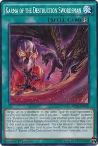 Karma of the Destruction Swordsman (BOSH-EN060), Breakers of Shadow — Yu-Gi-Oh! card price