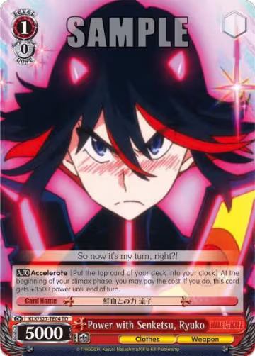 Power with Senketsu, Ryuko (TD) (KLK/S27-TE04 TD), KILL la KILL — Weiß Schwarz card price